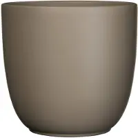 Mica Decorations Tusca pot rond taupe mat h25xd28 cm