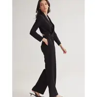 4TAILORS Jumpsuit 'Paris' zwart