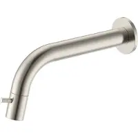 Alvoro Aura Wandfonteinkraan - Geborsteld Rvs - Messing - Kranen, Fonteinkranen, Inbouw Fonteinkranen - 5404024124981