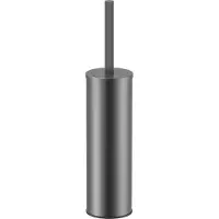 Alvoro Aura Toiletborstelhouder Wand/staand - Geborsteld Gunmetal PVD - RVS 304 - Accessoires, Toilet accessoires, Toiletborstelhouders - 5404024125094