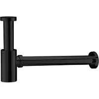 Alvoro Aura Designsifon - Mat Zwart PVD - Messing - 5404024128149 - Wastafels, Sifons