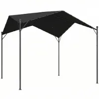 4Goodz Pergola 3x3m waterafstotend winterbestendig zonnescherm met zadeldak -