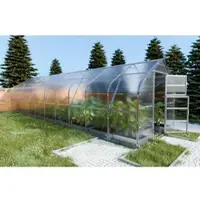 KLASIKA GREENHOUSES Polycarbonaat tuinkas 2,5x12m 30m² - KLASIKA Drop
