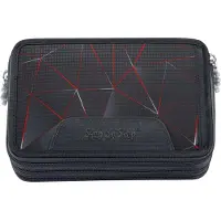 Step by step potlood etui XXL Pencil Case, 3 Folds Dragon Drako grijs