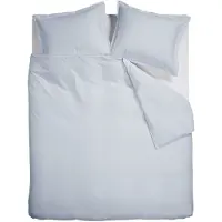 Ambiante Satin Uni dekbedovertrek - Tweepersoons - 200 x 200/220 cm - Licht blauw