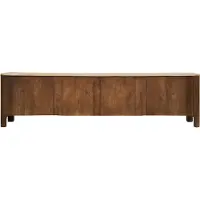 Fonq Brato Tv-meubel met Marmeren Blad B 210 cm - Mangohout
