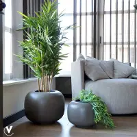Vase the World BloemPot Phuket - taupe - Ø34,5 x H26 cm