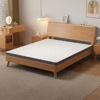 STILVORA Matras 140x200 cm – H3 Stevigheid – Ergonomische 7 Zones Schuimkern – 7 cm Hoog – Oeko Tex – Wit Grijs