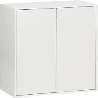 Sweeek - Decoratieve opbergmodule houtdecor 2 deuren 70cm - kompo