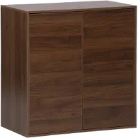 Sweeek - Decoratieve opbergmodule houtdecor 2 deuren 70cm - kompo