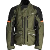 Acerbis X-Rover Groen Oranje Waterdichte Textiele Motorjas Maat XL