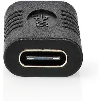 Nedis USB C koppelstukje | | USB 3.2 (Zwart)