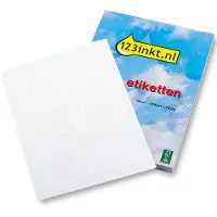 123inkt cd-/dvd-etiketten 3 per vel (300 etiketten) FSC Mix Credit