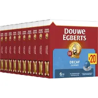 Douwe Egberts Lungo Decaf Koffiecups - Intensiteit 6/12 - 10 x 20 capsules