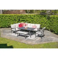Garden Impressions Sportbank Sergio - Aluminium - Desert Sand -
