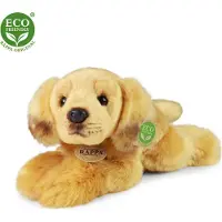 Rappa ECO knuffel Golden retriever 30 cm - realistische knuffel van recyclede PET flessen - bruin