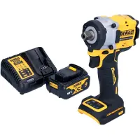 DeWalt DCF 922 M1 accu-slagmoersleutel 18 V 406 Nm 1/2" borstelloos + 1x oplaadbare accu 4.0 Ah + lader