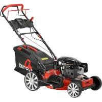 YATO Zelfrijdende Benzine Grasmaaier - Loncin 196cc / 3.5 kW - Maaibreedte 53 cm - 4-in-1 - Opvangbak 62L - Met Snelheidsregeling