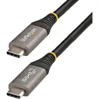 StarTech.com 50cm USB-C Kabel, USB 10Gbps, 100W (5A) Power Delivery, 8K 60Hz / 4K 144Hz DP Alt Mode, Thunderbolt Compatibel