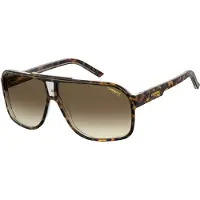 Carrera Aviator Mens Havana Brown gradiënt zonnebril