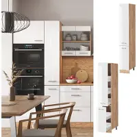 Vicco R-Line Apotheekkast – 30 cm Wit Hoogglans