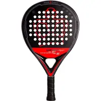 Black Crown Win Ultralight Padelracket, rood, 280-300 gram