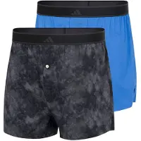 Adidas Boxershorts ' Active Woven ' blauw / nachtblauw / donkergrijs