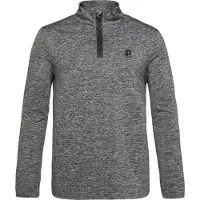Protest Skipully Men Rewill 1/4 Zip Active Top Dark Grey Melee-XL