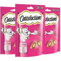 Catisfactions 3x Kattensnack Rund 60 Gr
