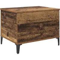 vidaXL Salontafel, gerecycled hout, 60 x 44,5 x 45 cm, houtvezel