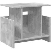 vidaXL TV Stand 50 x 35 x 45 cm Beton Grijs Bewerkt hout