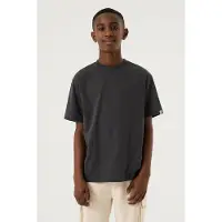 Garcia T-shirt met backprint antraciet Grijs Jongens Katoen Ronde hals - maat 128