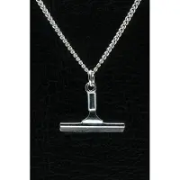 MOOYE ® - Collectie Zilveren Raamwisser ketting hanger
