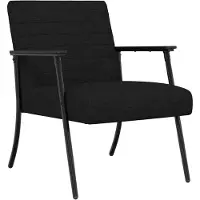 vidaXL Fauteuil Zwart 59 x 75 x 78 cm Stof