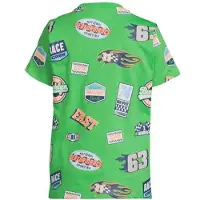 Orange stars T-shirt groen Jongens Katoen Ronde hals All over print - maat 158/164