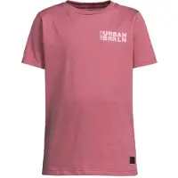 Orange stars T-shirt met backprint roze Jongens Katoen Ronde hals Backprint - maat 134/140