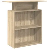 vidaXL Receptiebalie Sonoma Eiken 100x40x104 cm Bewerkt Hout