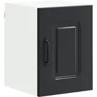 vidaXL Vaatwasserfront Kalmar, zwart, 30 x 31 x 40 cm
