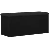 vidaXL Opslagbank Zwart eiken 102 x 42 x 45 cm Bewerkt hout