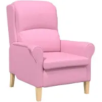 vidaXL Fauteuil Roze Stof