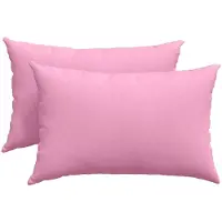 vidaXL Zitkussens 2 st Stof Roze 60 x 40 cm