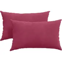 vidaXL Zitkussens 2 pcs Wijnrood 50 x 30 cm Corduroy stof