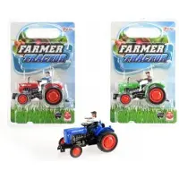 Massamarkt Tractor die-cast verkrijgbaar in 3 uitvo