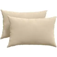 vidaXL Zitkussens 2 st Stof Crème 60 x 40 cm
