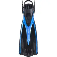 Tusa Imprex Duo – Duikvinnen met 20° Angled Blade Design – Zwart/Blauw – SF-0102 L FB