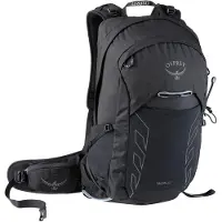 Osprey - Dagrugzakken - Talon 22 Black/Coal Grey voor Unisex - Zwart