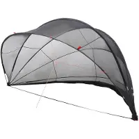 vidaXL Zwembadkoepel 500 x 500 x 236 cm 185T polyester met PU-coating