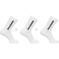 Salomon Everyday Crew 3-Pair Socks White Unisex