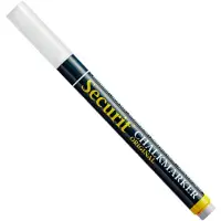 Securit Krijtbord stift - wit - ronde punt 1-2 mm - Voor borden glas en keramiek