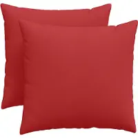 vidaXL Zitkussens 2 st Stof Rood 50 x 50 cm